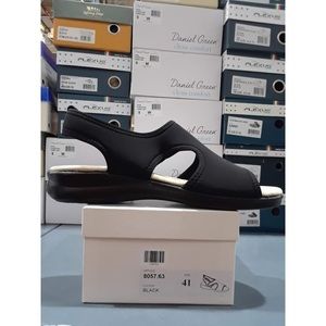 Euroflex Women's Tuscany Sandals, Black 41EU